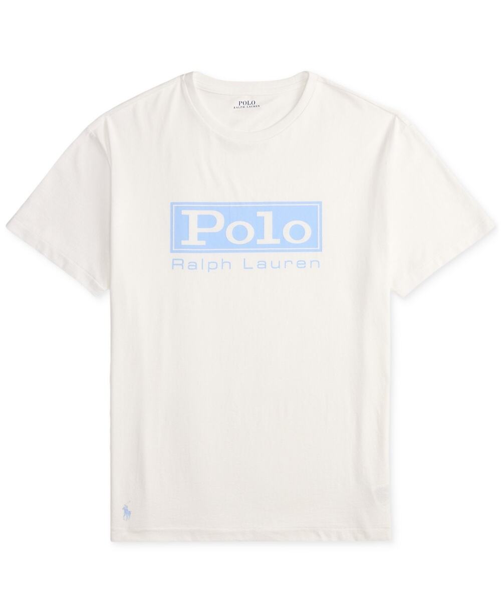 Polo Ralph Lauren Classic-Fit Cotton Jersey Graphic T-Shirt White Medium